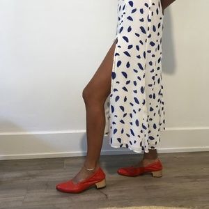 Rachel Comey Red Leather Pump